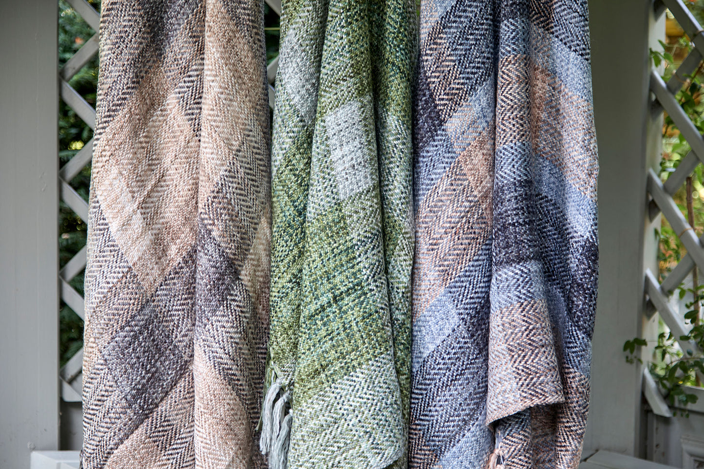 Tweed Check Throw