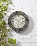 14In Stonegate Wall Clock & Thermometer