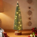 Inlit Frosted Fir - 40cm