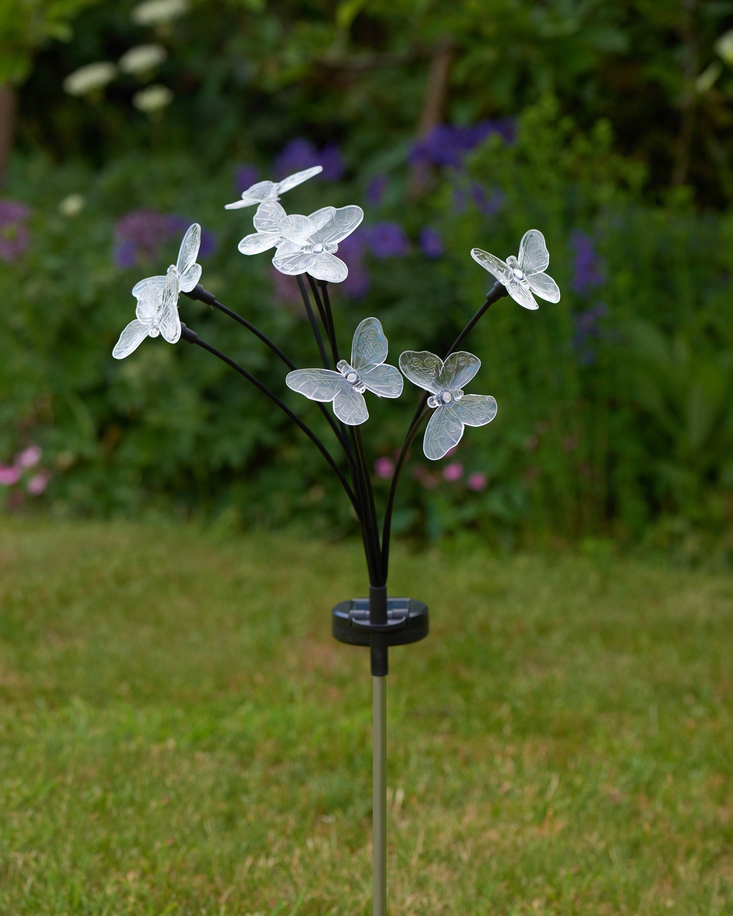 8-Stem FlutterLights Multi Coloured Stake Light