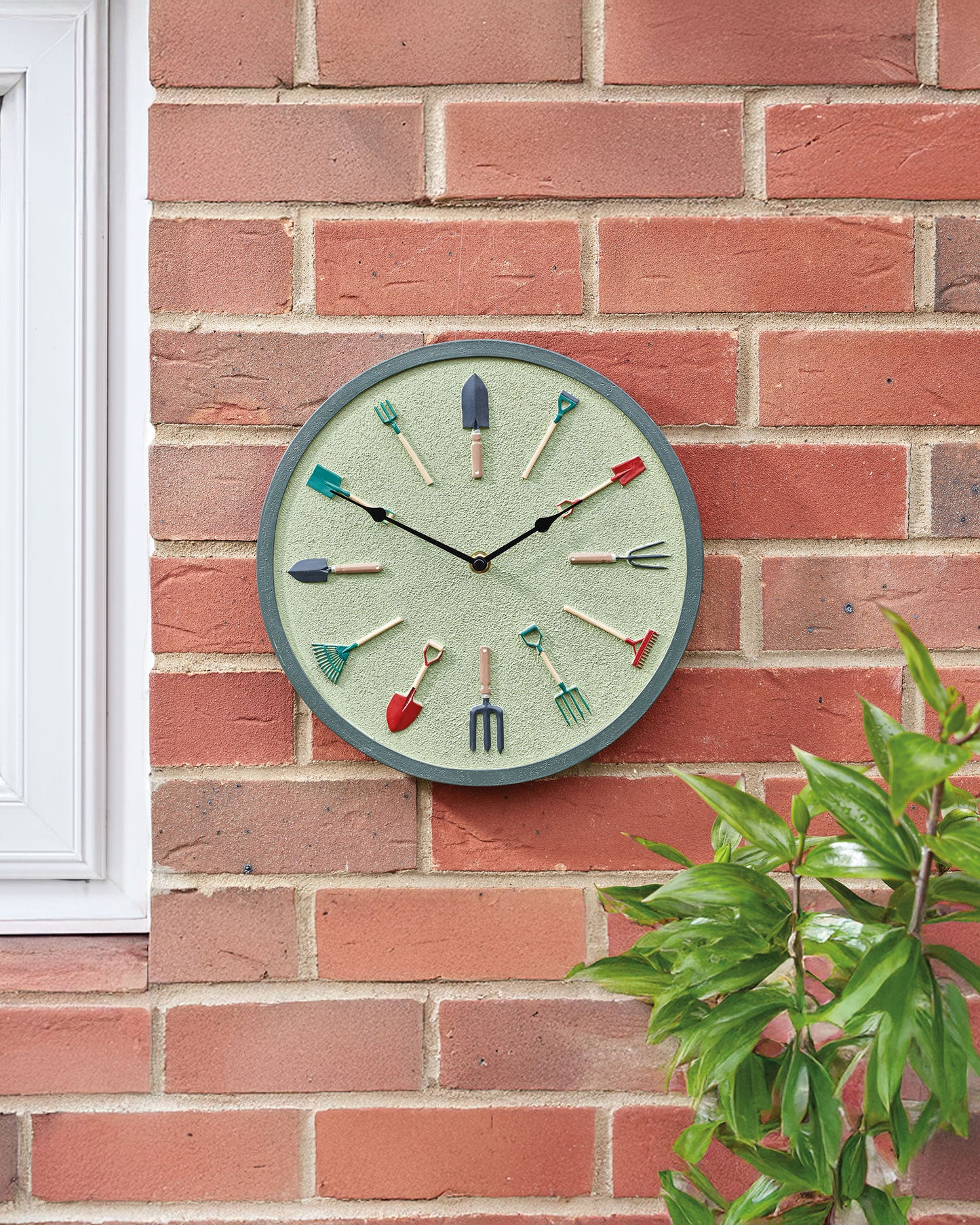 Garden Tools Wall Clock