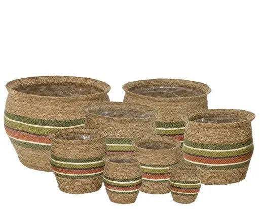 Planter Sea Grass Round