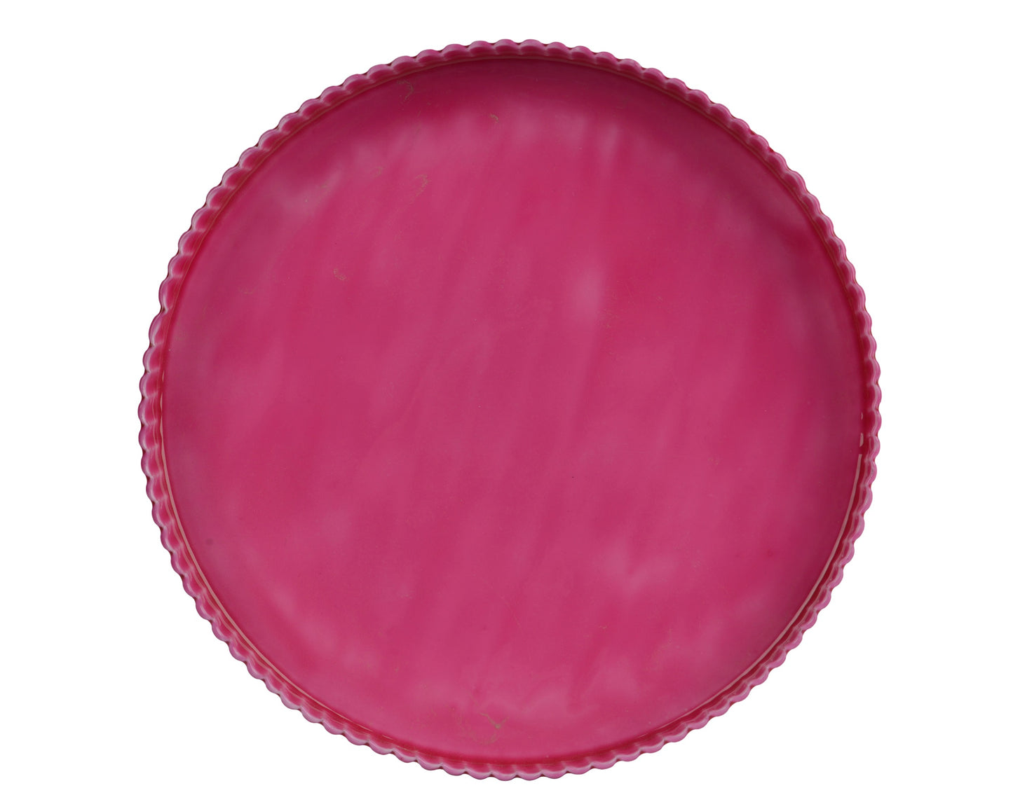 Plate Iron Enamel Yes Pink
