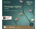 LED vintage lights gb 8 function twinkle effect outdoor