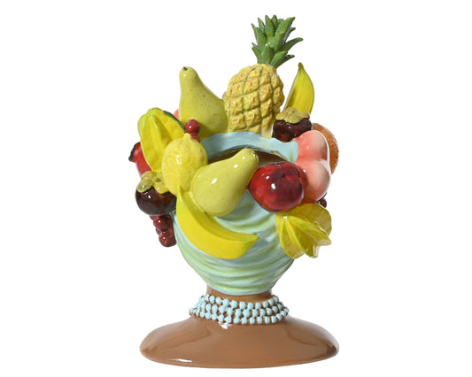 Planter Polyresin Head Fruit On Head Multi