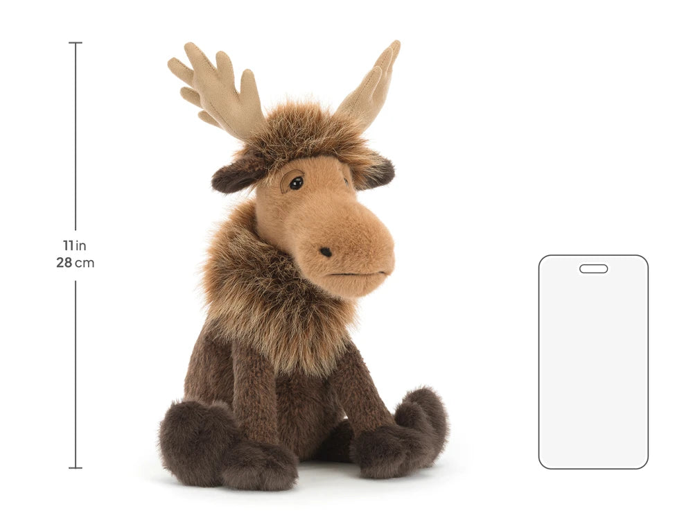 Jellycat Birchly Moose size chart