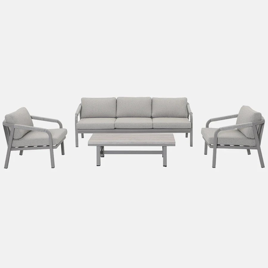 Kettler Como 5 Seat Lounge Set in Pebble Grey