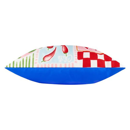 Mediterranean Picnic 45x45 Outdoor Cushion Multi