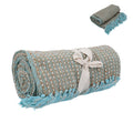 Retro Woven Cotton Throw