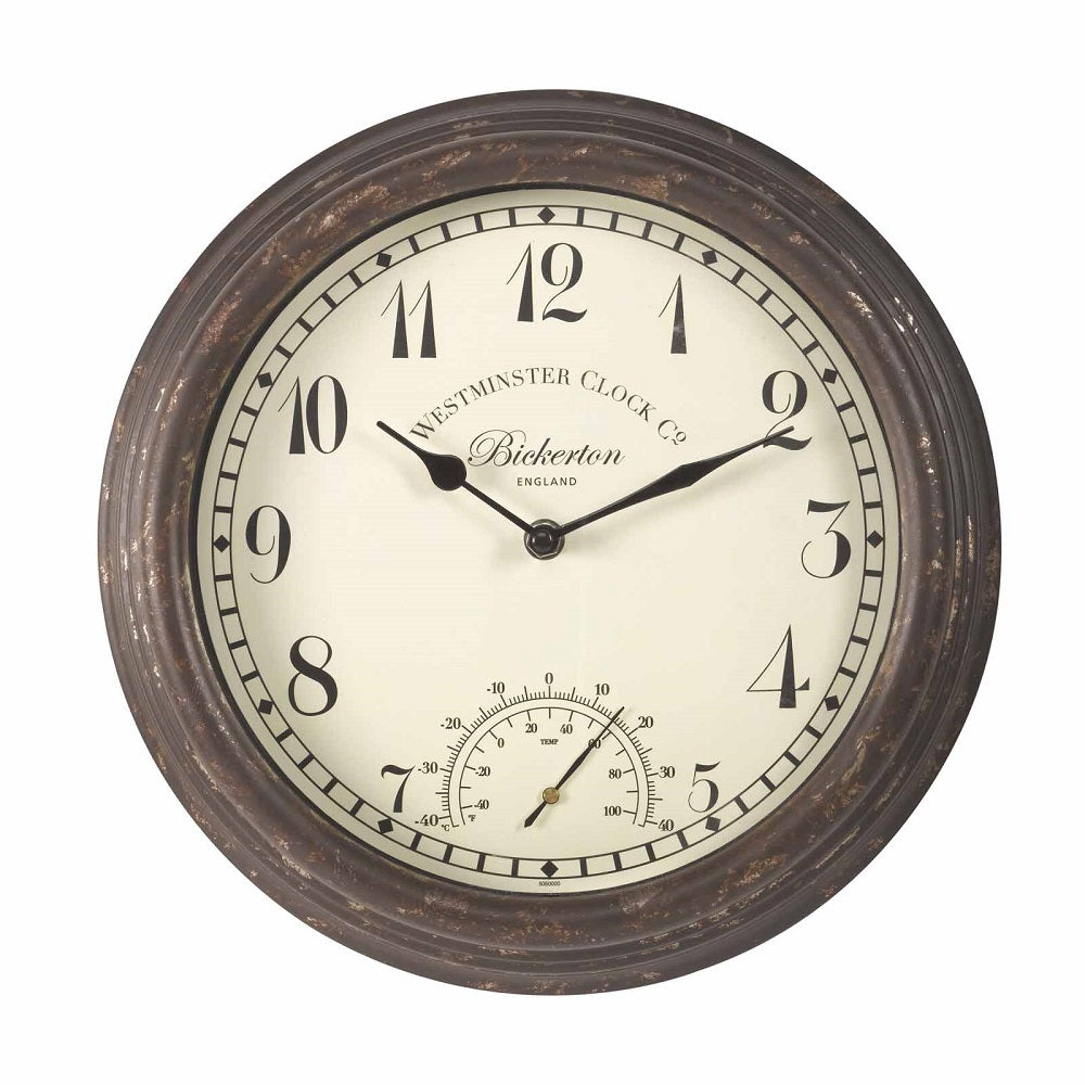 Bickerton Wall Clock & Thermometer