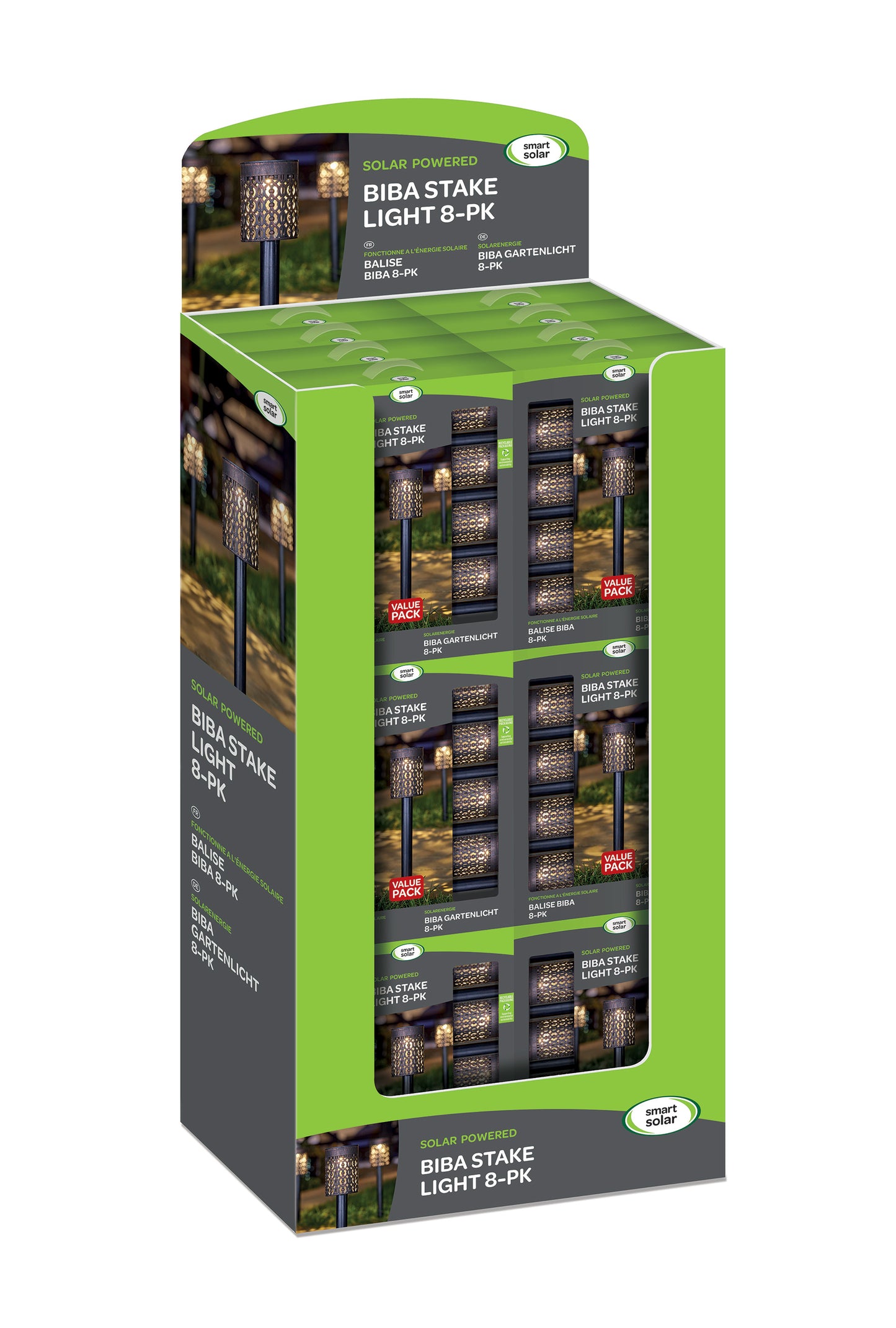 Biba Stake Light 8pc Carry Pack