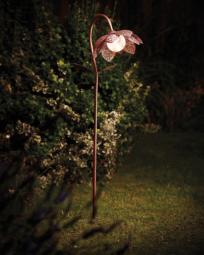 Damasque Solar Bloom Stake Light