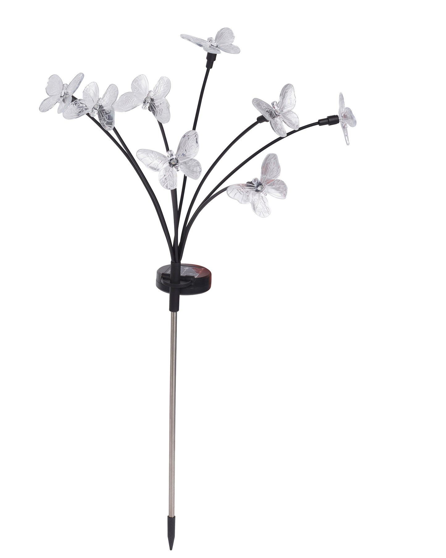 8-Stem FlutterLights Multi Coloured Stake Light