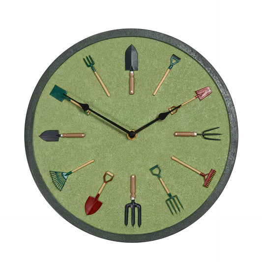 Garden Tools Wall Clock