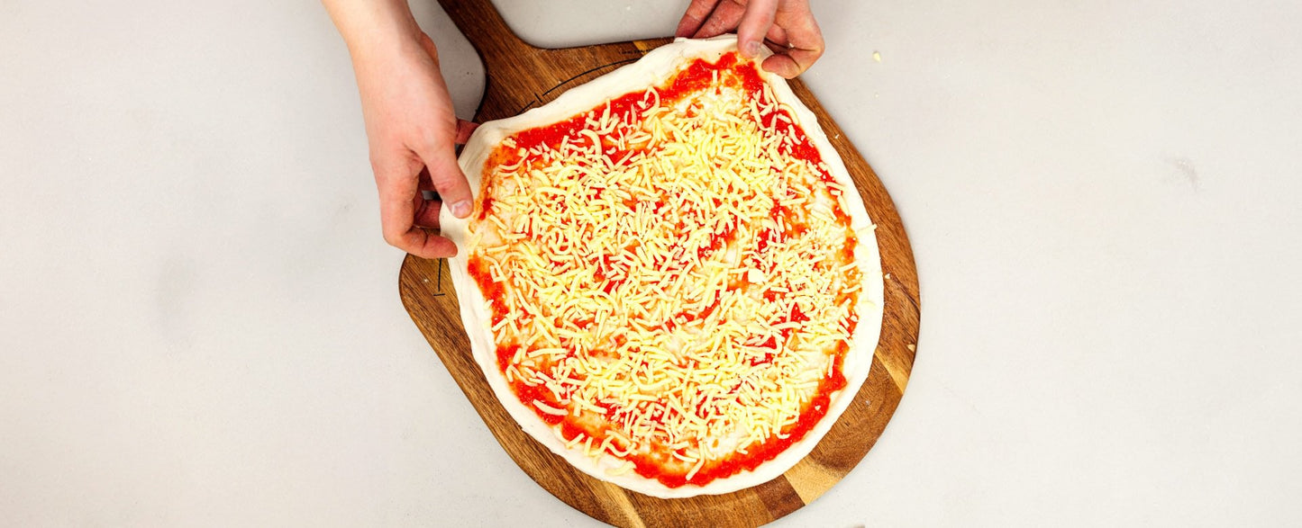 Acacia Wood Pizza Peel & Server