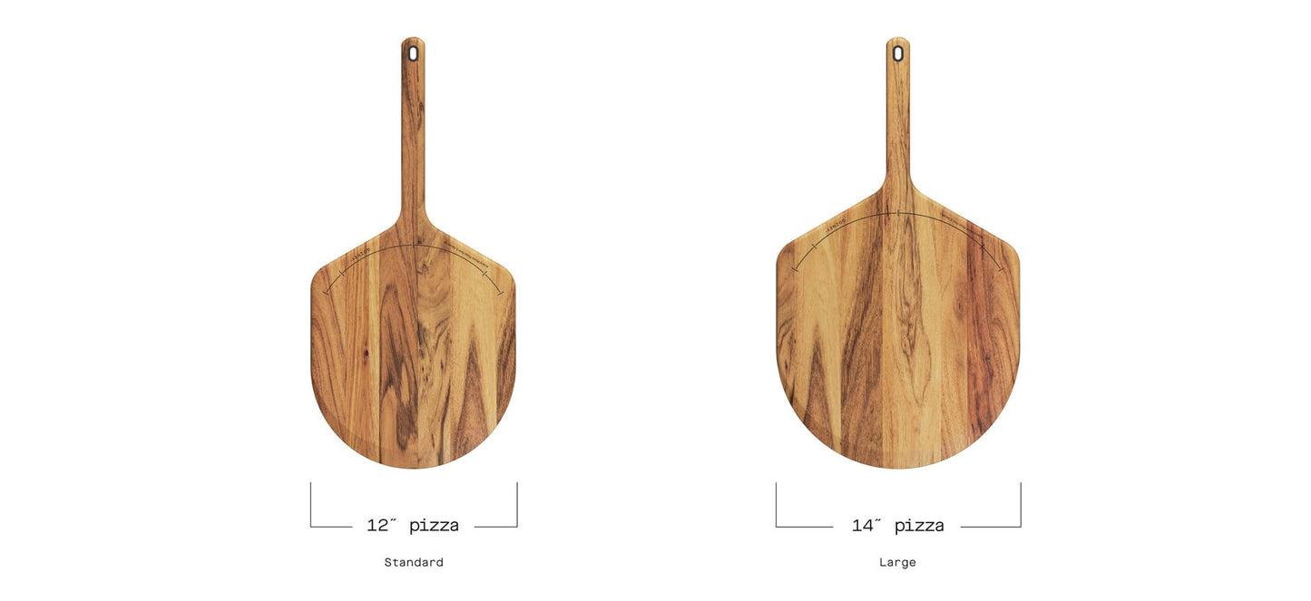 Acacia Wood Pizza Peel & Server