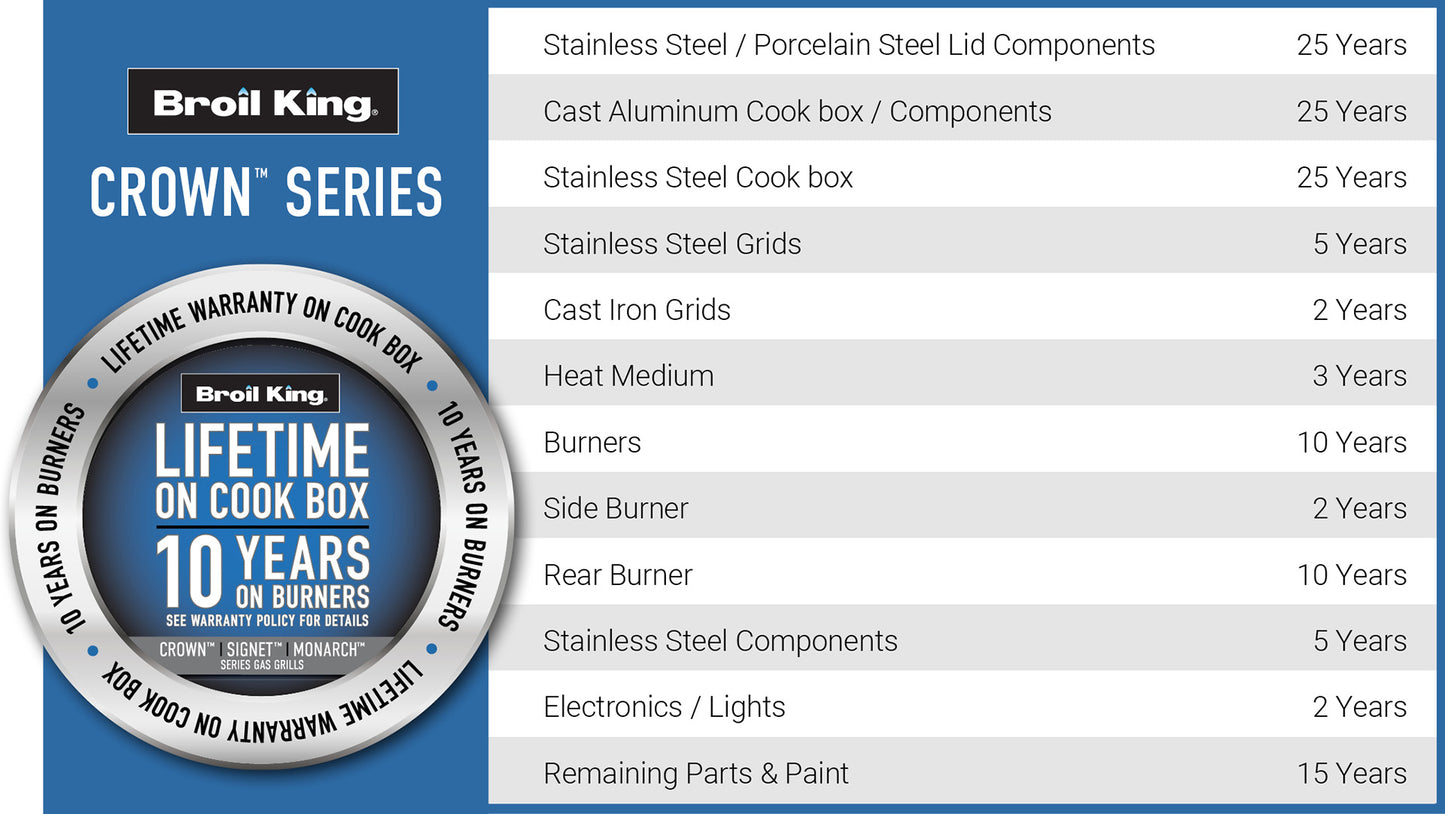 Crown 490 Shadow Gas Barbecue