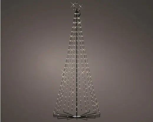 LED tree gb iron cone tree colour changing effects outdoor