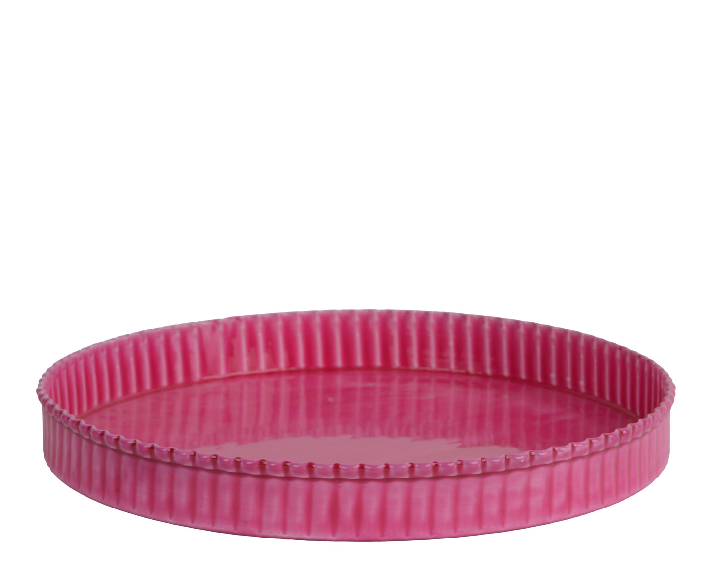 Plate Iron Enamel Yes Pink