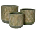 Gabriel Planter Fibre Clay Leaf