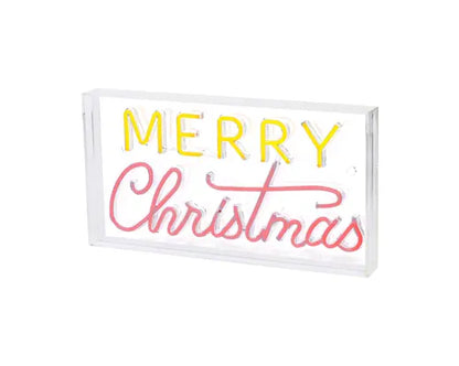 LED neon usb plastic merry christmas steady indoor