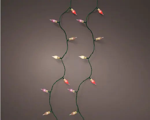 LED vintage lights gb 8 function twinkle effect outdoor