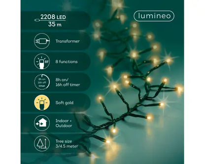 LED excellent lights gb pvc 8 function twinkle effect outdoor