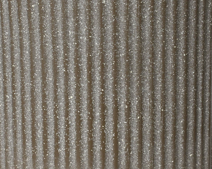 Vince Planter Fibre Clay Round Vertical Ribs