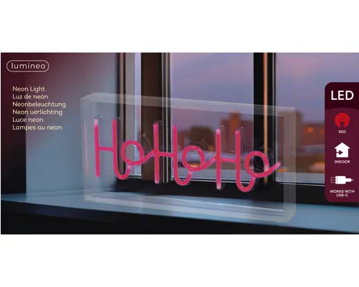 LED neon usb plastic hohoho steady indoor