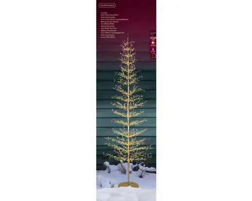 Micro LED tree gb iron flashing & static effect outdoor