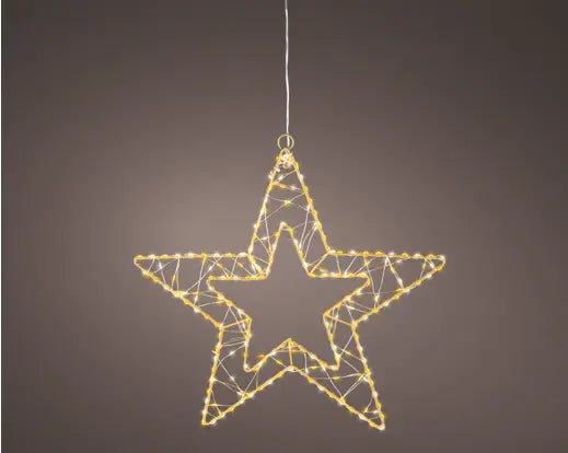 Micro LED star gb metal flashing & static effect outdoor