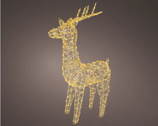 Micro LED reindeer gb metal flashing & static effect outdoor