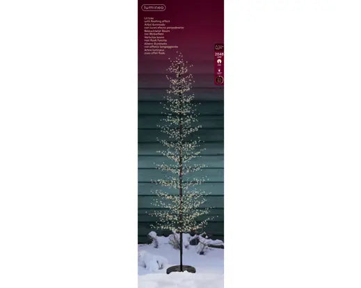 Micro LED tree gb iron flashing & static effect outdoor