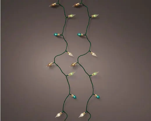 LED vintage lights gb 8 function twinkle effect outdoor