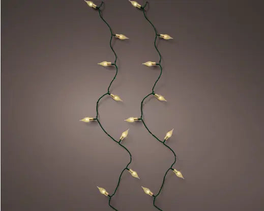 LED vintage lights gb 8 function twinkle effect outdoor