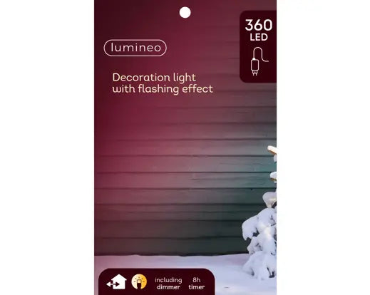 Micro LED star gb metal flashing & static effect outdoor