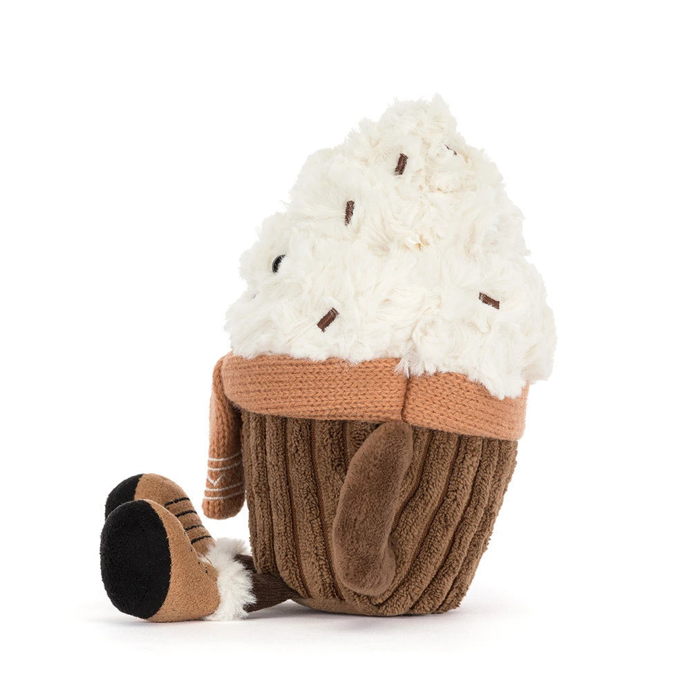 Jellycat Amuseables Scarffles Hot Chocolate soft toy, view 2