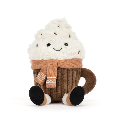 Jellycat Amuseables Scarffles Hot Chocolate soft toy, view 4