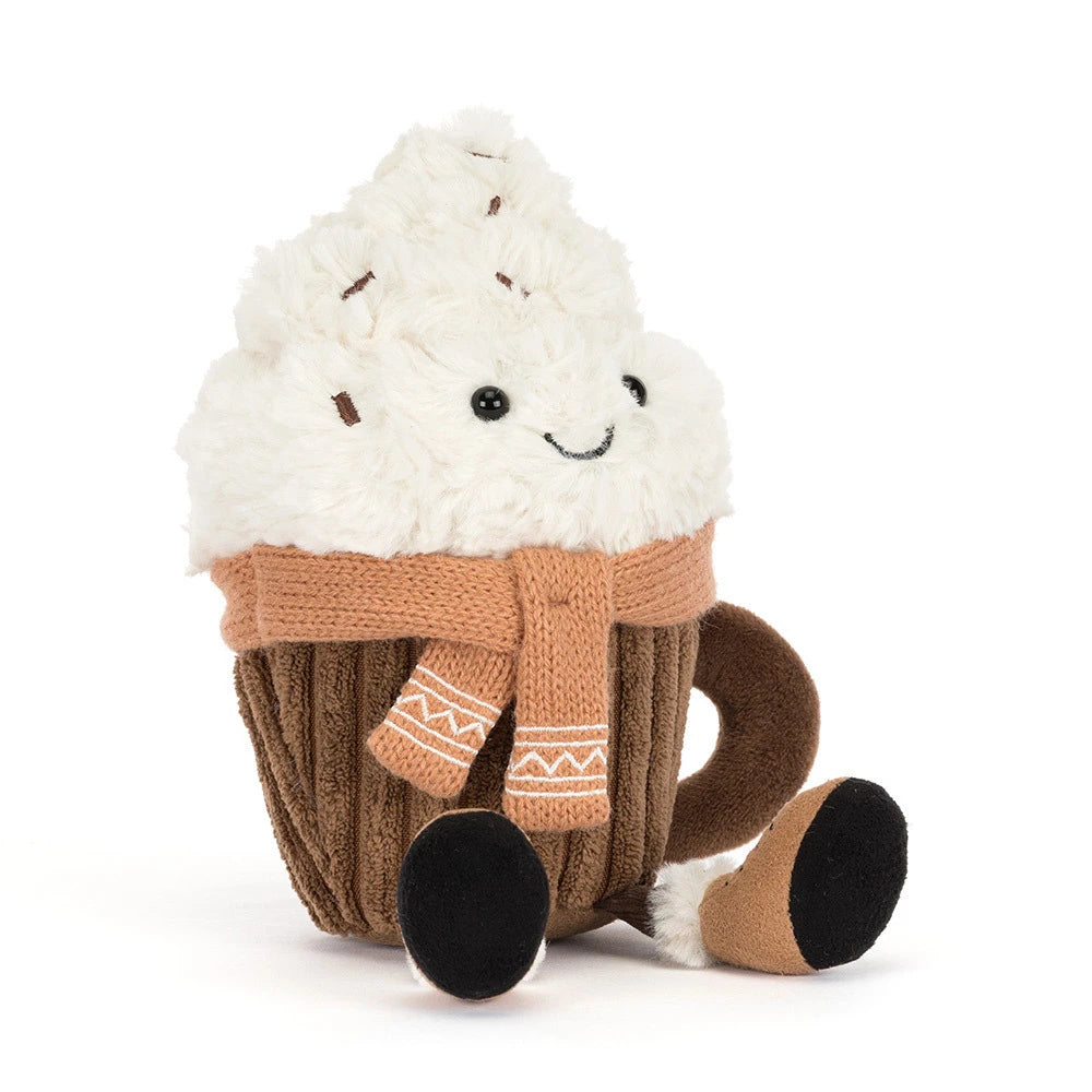 Jellycat Amuseables Scarffles Hot Chocolate soft toy