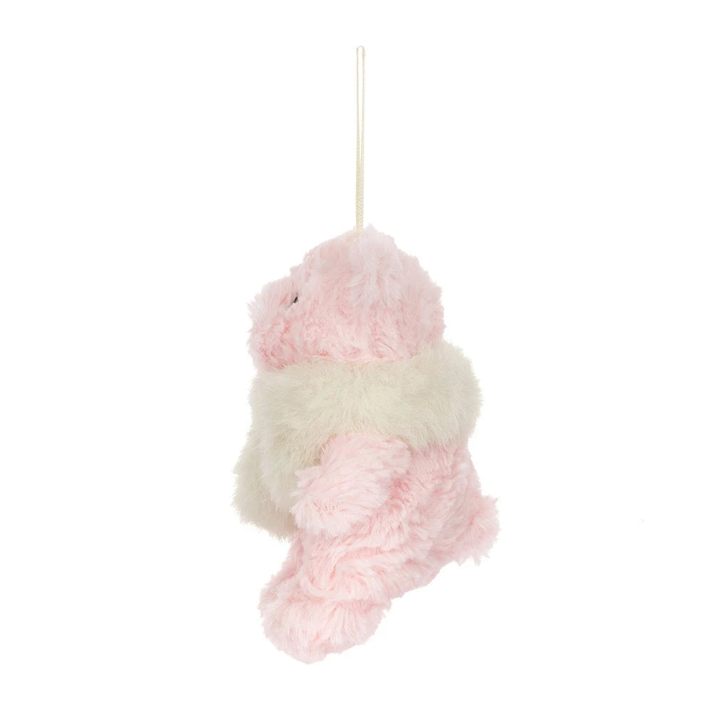 Jellycat Leola Bear Winter Warmer Decoration soft toy, view 2