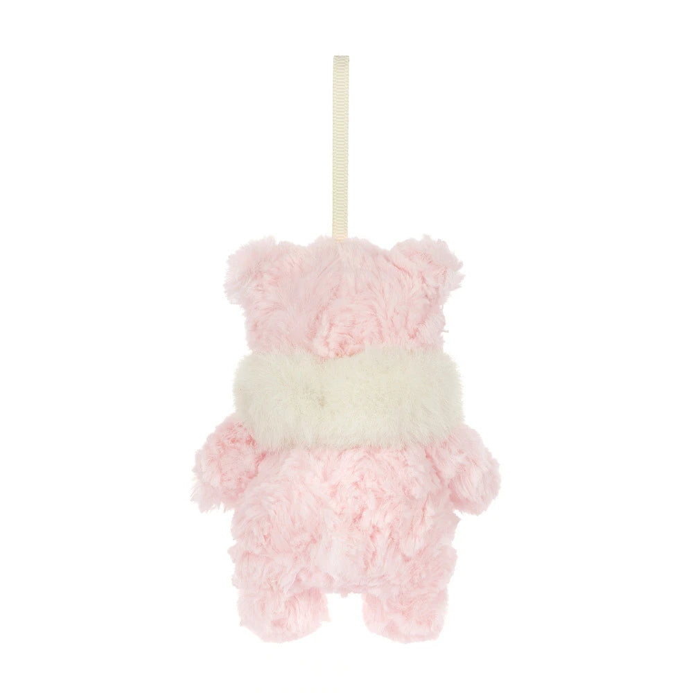 Jellycat Leola Bear Winter Warmer Decoration soft toy, view 3