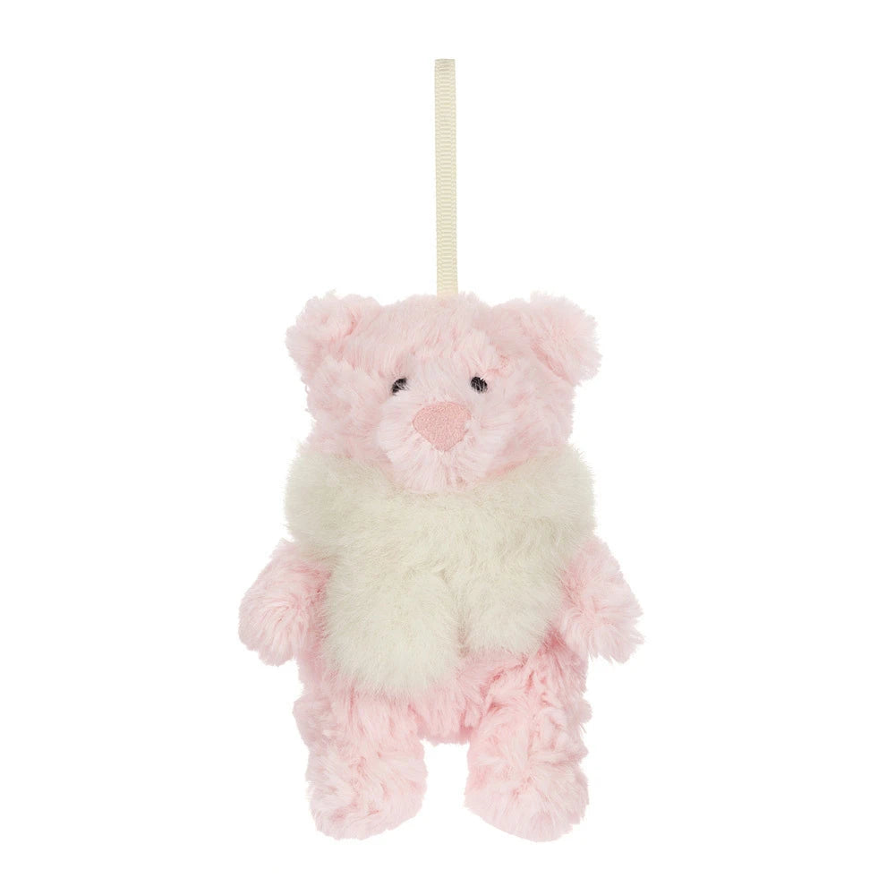 Jellycat Leola Bear Winter Warmer Decoration soft toy, view 4