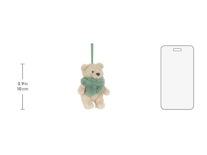 Jellycat Bartholomew Bear Jr. Winter Warmer Decoration size chart