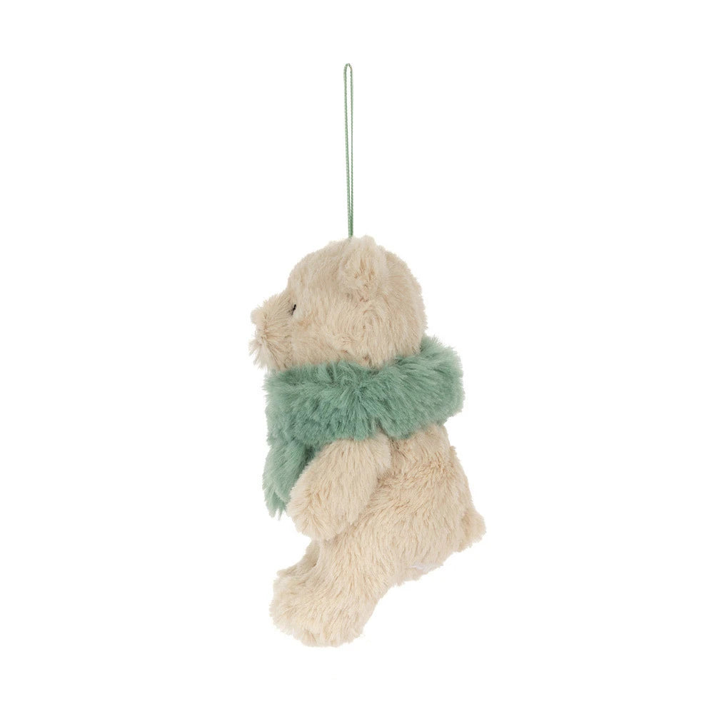Jellycat Bartholomew Bear Jr. Winter Warmer Decoration soft toy, view 2