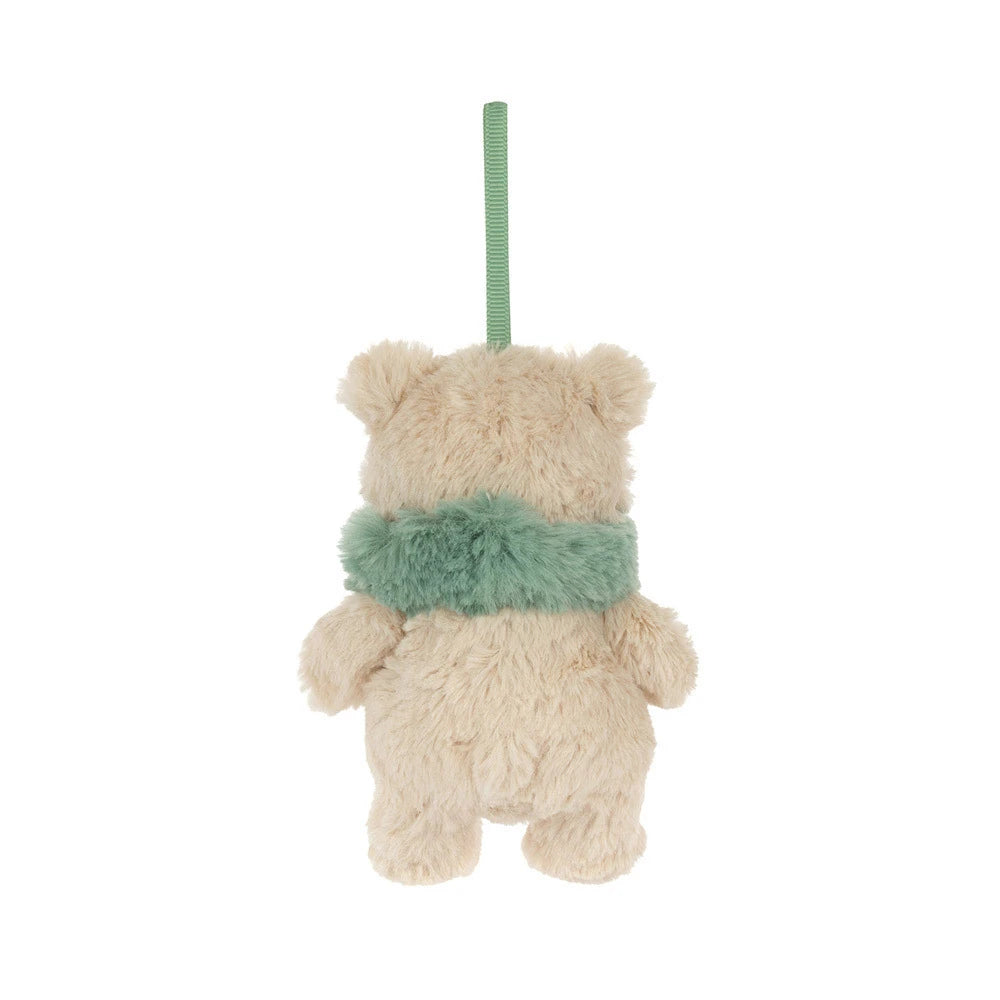 Jellycat Bartholomew Bear Jr. Winter Warmer Decoration soft toy, view 3