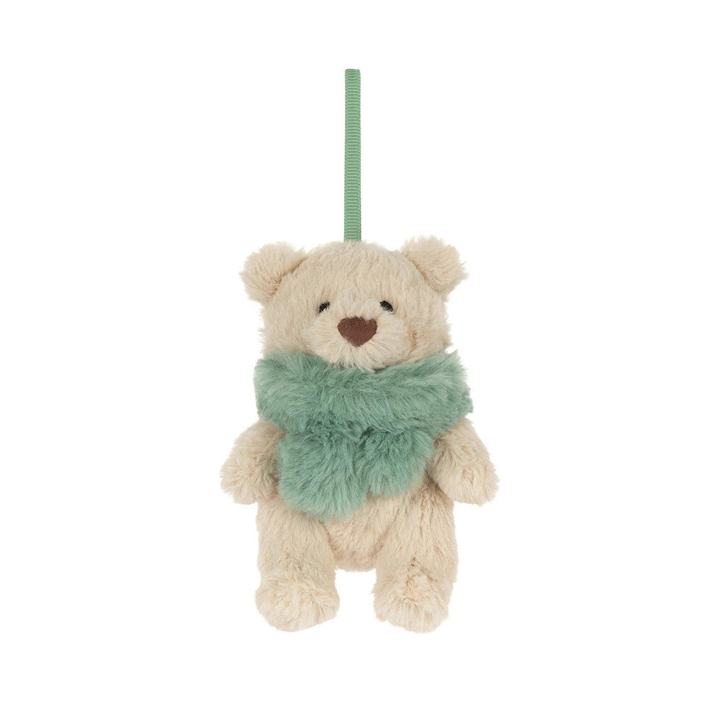 Jellycat Bartholomew Bear Jr. Winter Warmer Decoration soft toy, view 4