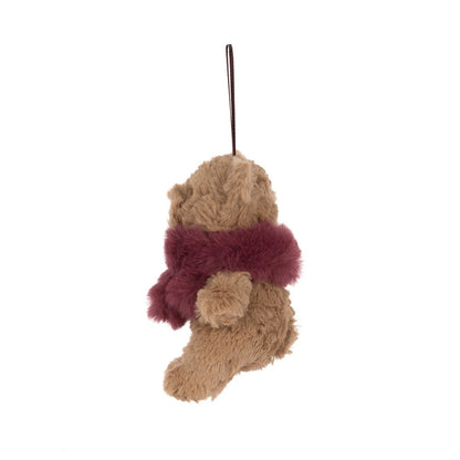 Jellycat Bartholomew Bear Winter Warmer Decoration soft toy, view 2
