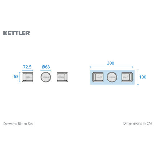 Derwent Bistro Set