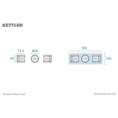 Derwent Bistro Set