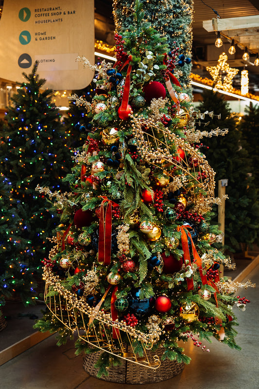 Galloway Spruce LED 8ft Pre-Lit Christmas Tree